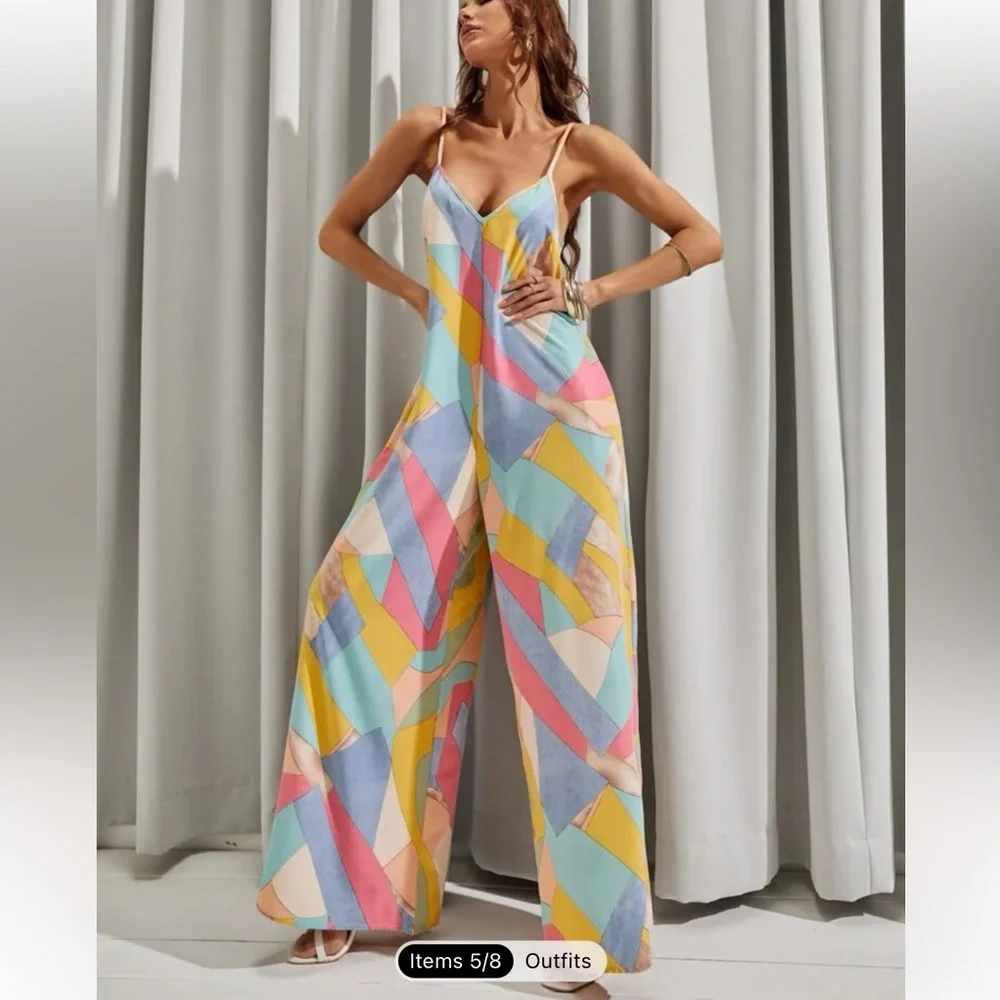 Colorful Jumpsuit - Picture 2 of 2